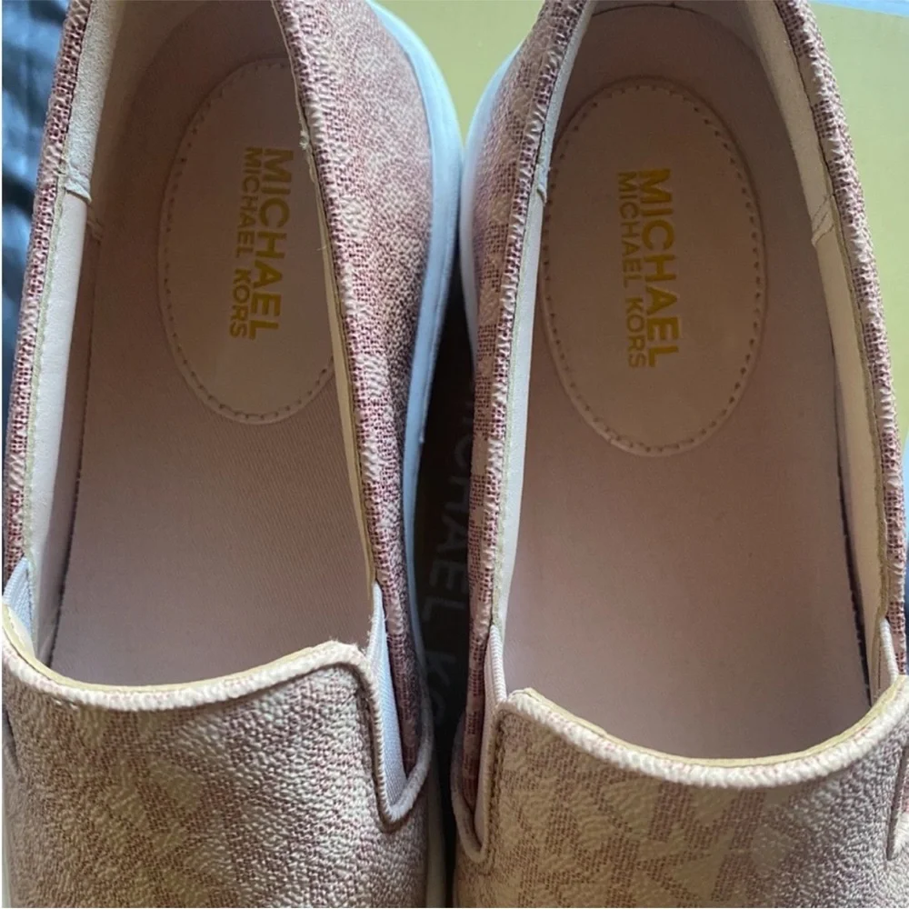 Michael Kors Pink Slip-On Sneakers